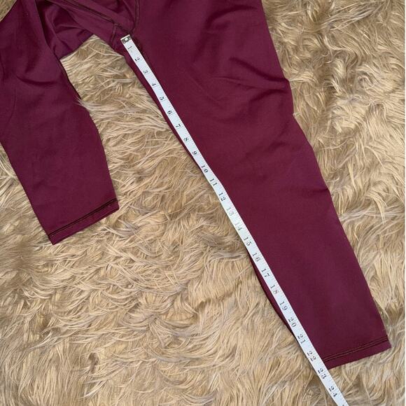Fabletics Define High Waisted Powerhold 7/8 Legging Merlot size L - Picture 5 of 6